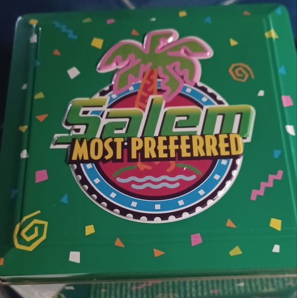 Vintage Salem cigarettes tin playing cards, coasters, cocktail napkins party. - Picture 2 of 14